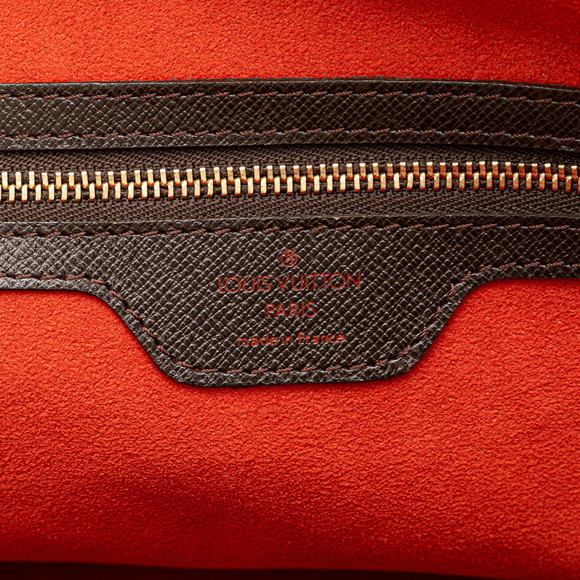 Louis Vuitton Leather Damier Brera Handbag Brown - Picture 8 of 8